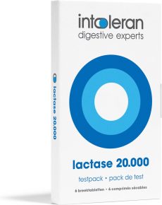 Intoleran Lactase 20.000 Testpack Spijsverteringsenzymen - 6 Breektabletten | Lactase enzym voor Lactose vertering en Lactose-intolerantie | Hoogst gedoseerd | Vegan Voedingssupplement