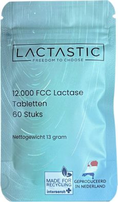 Lactastic Lactase Tabletten - 12000 FCC 60 Tabletten