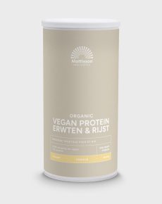 Mattisson - Biologisch Vegan Proteïne Poeder - Eiwitpoeder - Erwten & Rijst - Vanille - 500 Gram
