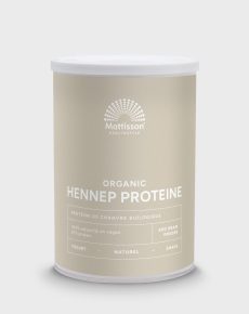 Mattisson - Biologische Hennep Proteïne Poeder - Vegan Eiwitpoeder - 57% Proteïne - 400 Gram