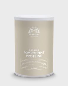 Mattisson - Biologische Pompoenpit Proteïne Poeder - 58% Eiwit - Vegan Eiwitpoeder - 250 Gram