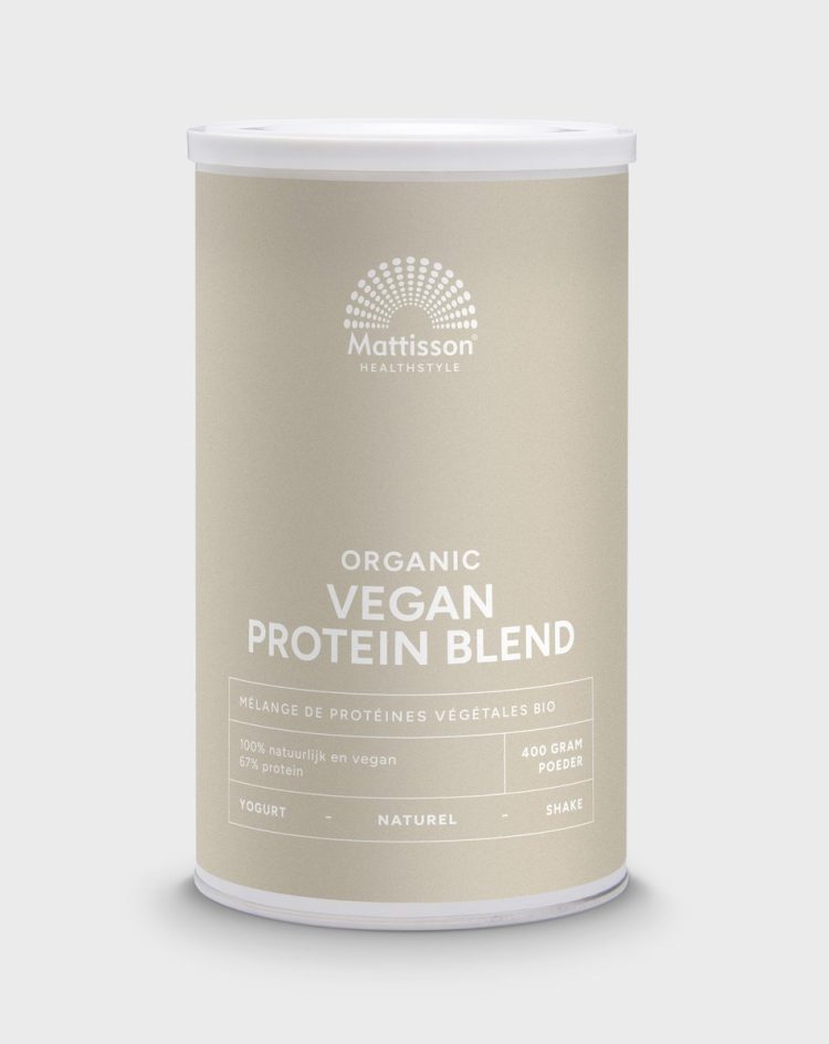 Mattisson - Biologische Vegan Proteïne Blend Poeder 67% - Eiwitpoeder - 400 Gram