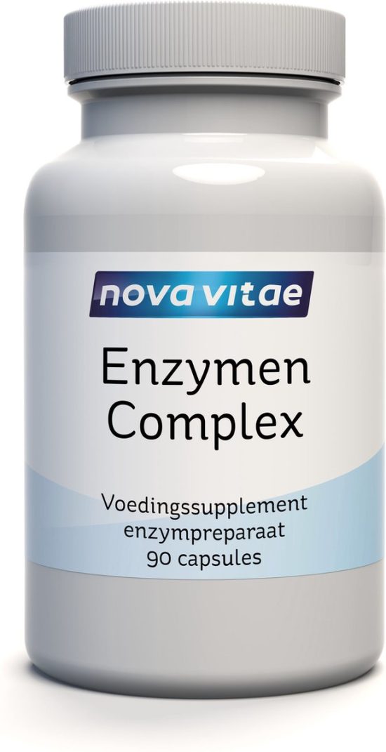 Nova Vitae - Enzymen Complex - Lipase - Amylase - Protease - Lactase - Spijsvertering - 90 capsules