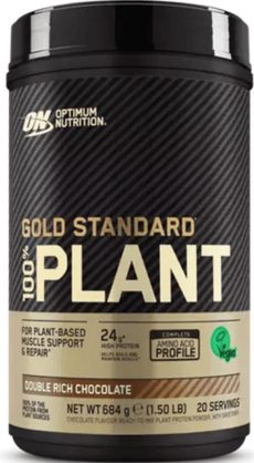 Optimum Nutrition Gold Standard 100% Plant-based Protein - Chocolate - Vegan Protein - Plantaardig Proteine Poeder - Eiwitshake - 684 gram (19 servings)