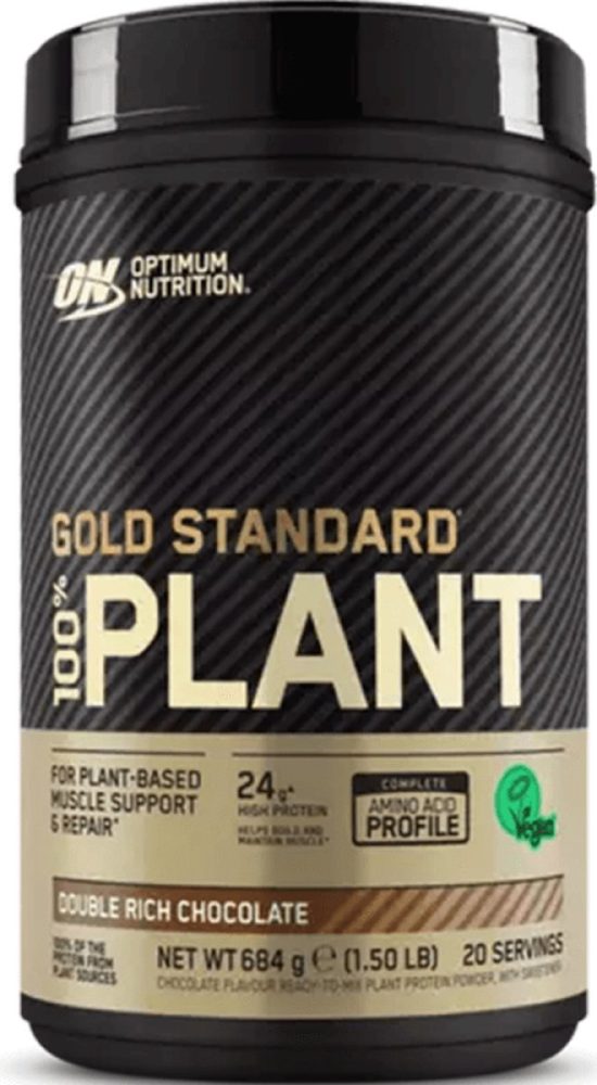 Optimum Nutrition Gold Standard 100% Plant-based Protein - Chocolate - Vegan Protein - Plantaardig Proteine Poeder - Eiwitshake - 684 gram (19 servings)