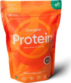 Orangefit Proteine Poeder - Vegan Proteine Shake - 750g (29 shakes) - Eiwitshake Chocolade - Lactosevrije Eiwitpoeder