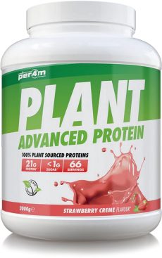Per4m - Plant Protein - 2000g - Strawberry Creme - Proteïne - Proteïne poeder - Eiwitpoeder - Eiwitten - Eiwit shake - Vegan