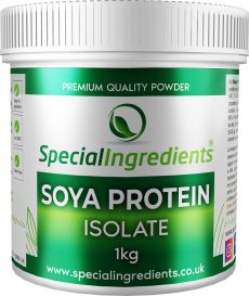 Soja Proteïne Eiwit Isolaat Poeder - 1 kilo - Soya Proteine - Plantaardig Eiwit Isolaat - Hoog Eiwitgehalte (90%) - Vegan & Lactosevrij - Perfect voor Sport & Bakken - Moderne Gastronomie - Moleculair Koken - Hersluitbare Pot - Recycled Plastic