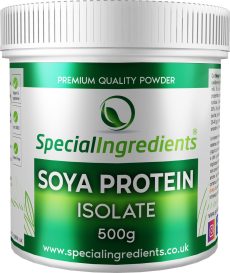 Soja Proteïne Eiwit Isolaat Poeder - 500 gram - Soya Proteine - Plantaardig Eiwit Isolaat - Hoog Eiwitgehalte (90%) - Vegan & Lactosevrij - Perfect voor Sport & Bakken - Moderne Gastronomie - Moleculair Koken - Hersluitbare Pot - Recycled Plastic