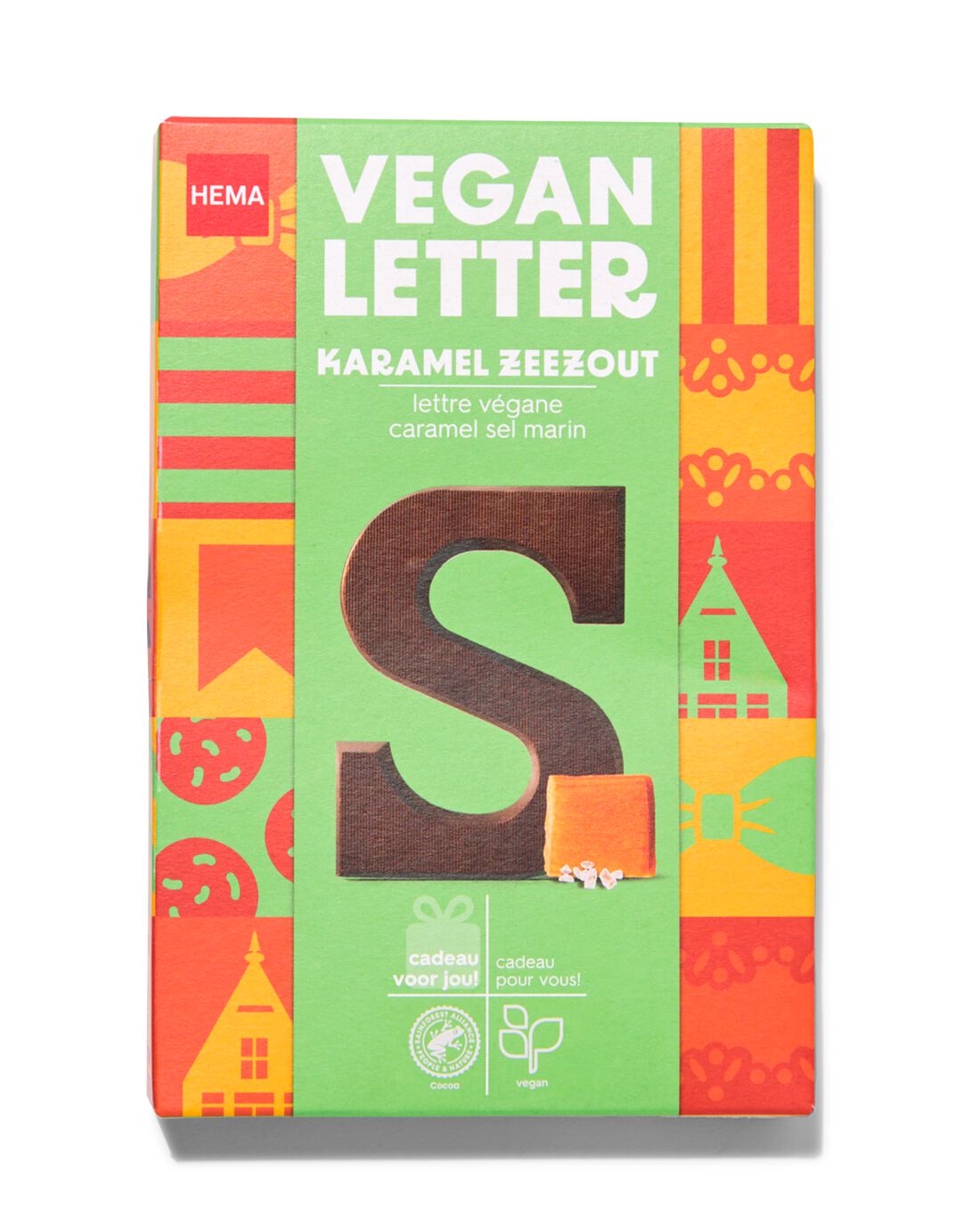 051 Vegan Letter Karamel Zeezout 135gram