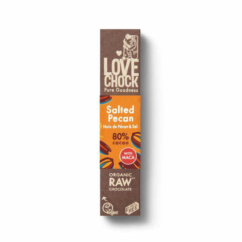 3x Lovechock Pecan Maca Bio 40 gr