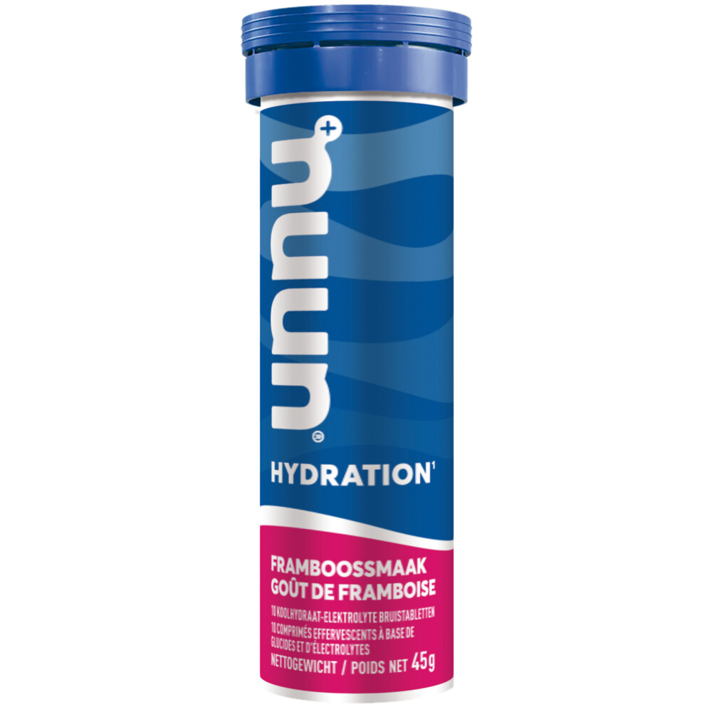 3x Nuun Hydration Framboos 10 bruistabletten