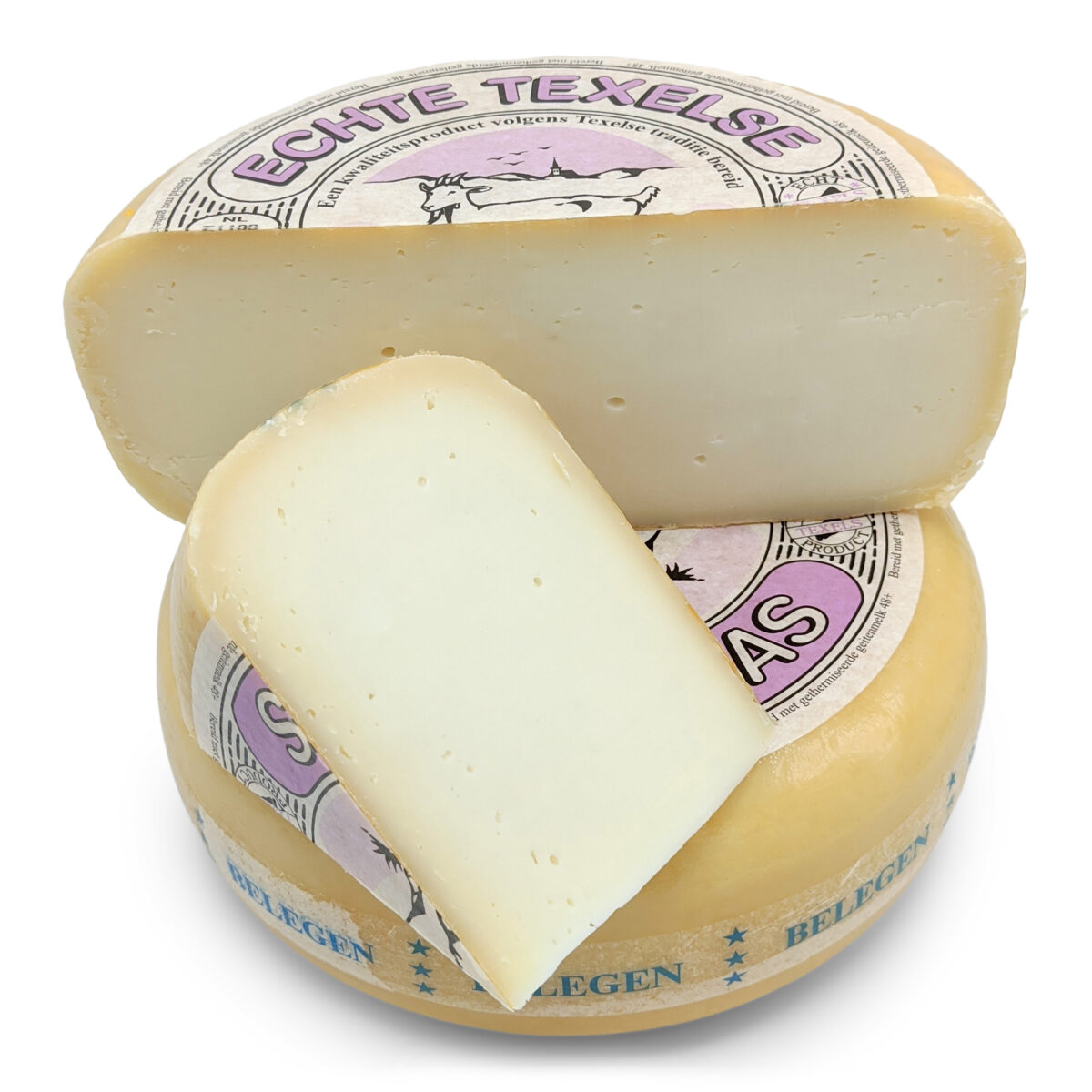 4,5kg Belegen Texelse geitenkaas 48+
