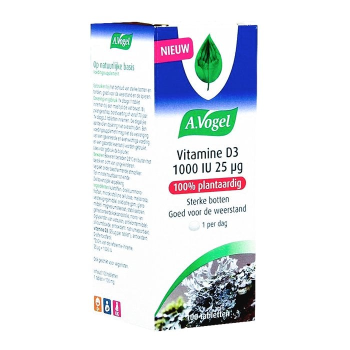 A. Vogel Vitamine D3 1000 IU - 100 Tabletten