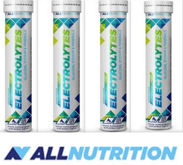 ALLNUTRITION ELECTROLYTES | modern isotonic drink | effervescent tablets | 4 x 20 bruistabletten | 4 x 20 bruistabletten