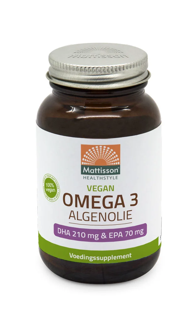 Algenolie Vegan Omega-3 DHA 210 mg & EPA 70 mg