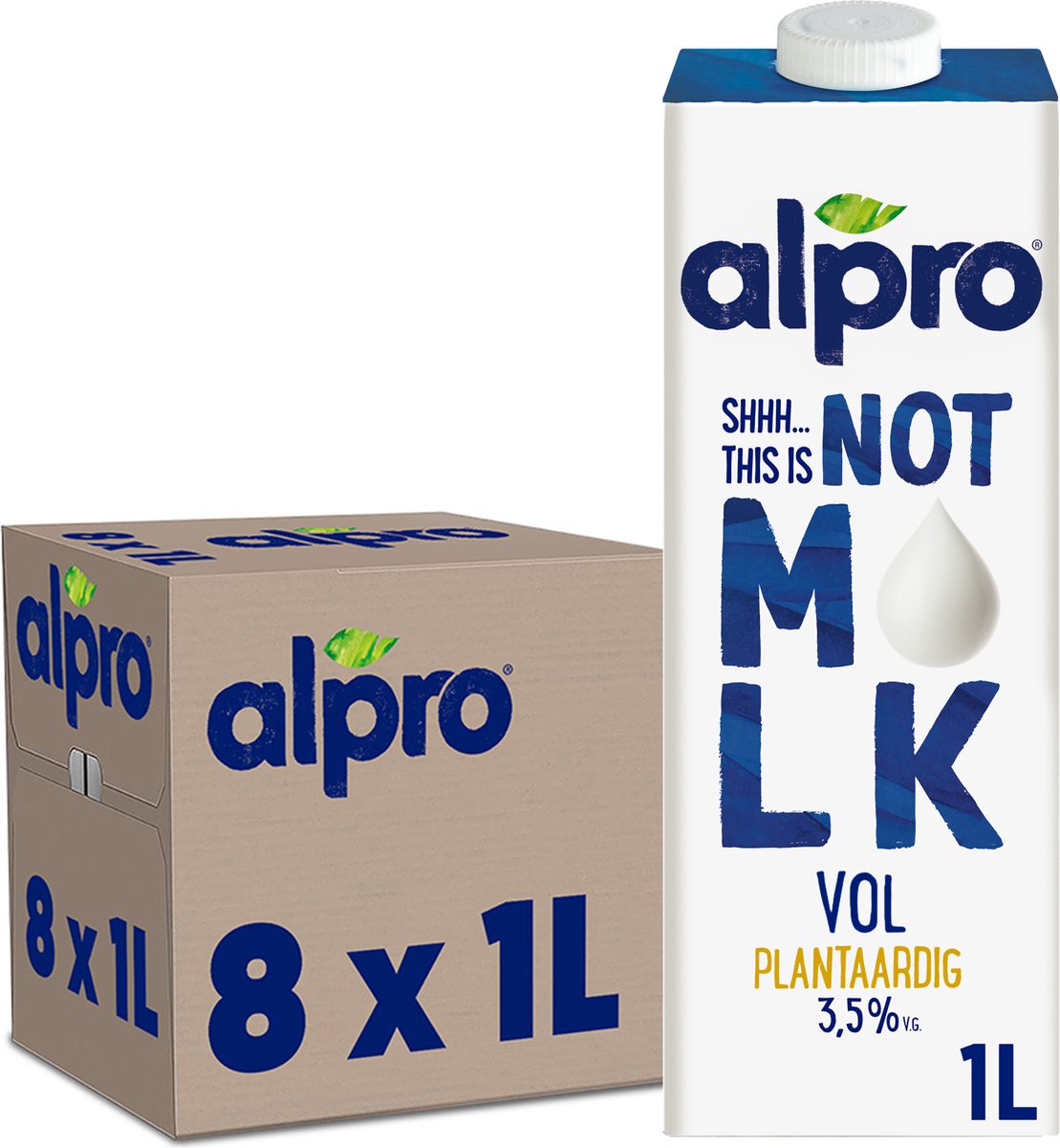 Alpro Drink Plantaardige Havermelk This Is Not M*lk - Lactosevrij & Glutenvrij - 8 x 1L