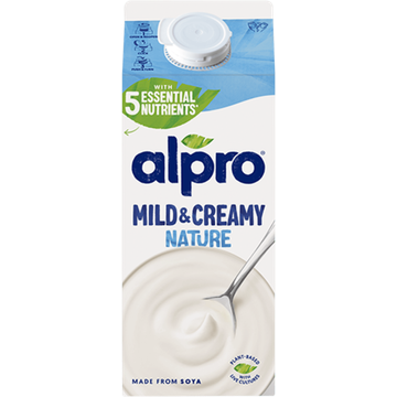 Alpro Mild & Creamy Naturel Plantaardige Variatie Op Yoghurt 755g bij Jumbo