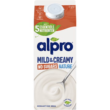 Alpro Mild & Creamy No Sugars Soyaproduct Nature 755 g bij Jumbo