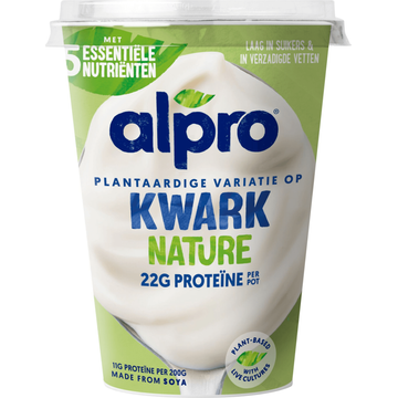 Alpro Plantaardige Variatie Op Kwark Naturel 400g bij Jumbo