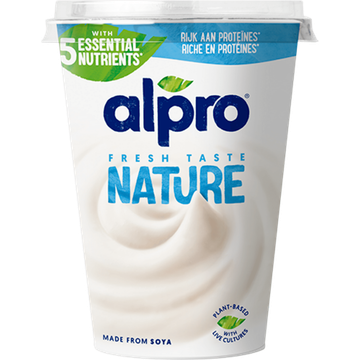 Alpro Plantaardige Variatie Op Yoghurt Naturel 500g bij Jumbo