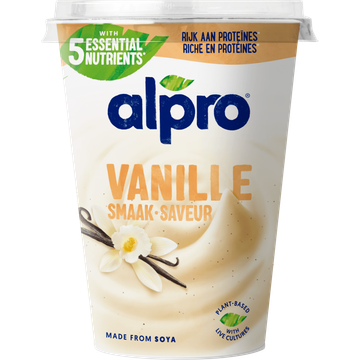 Alpro Plantaardige Variatie Op Yoghurt Vanille 500g bij Jumbo