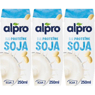 Alpro Sojadrink Houdbaar 3 x 250ml bij Jumbo