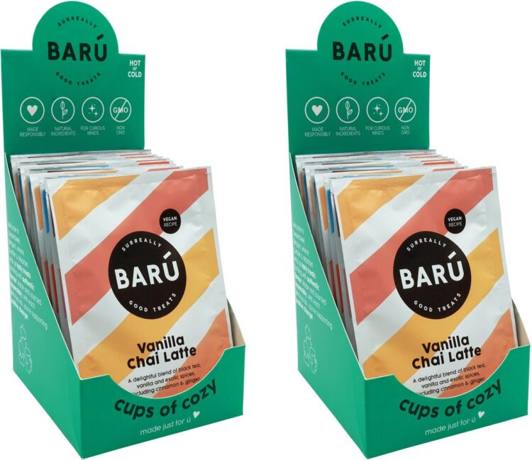 BARÚ Vanilla Chai Latte - Bundel met Sachets - 2 x 12 stuks - 24 porties
