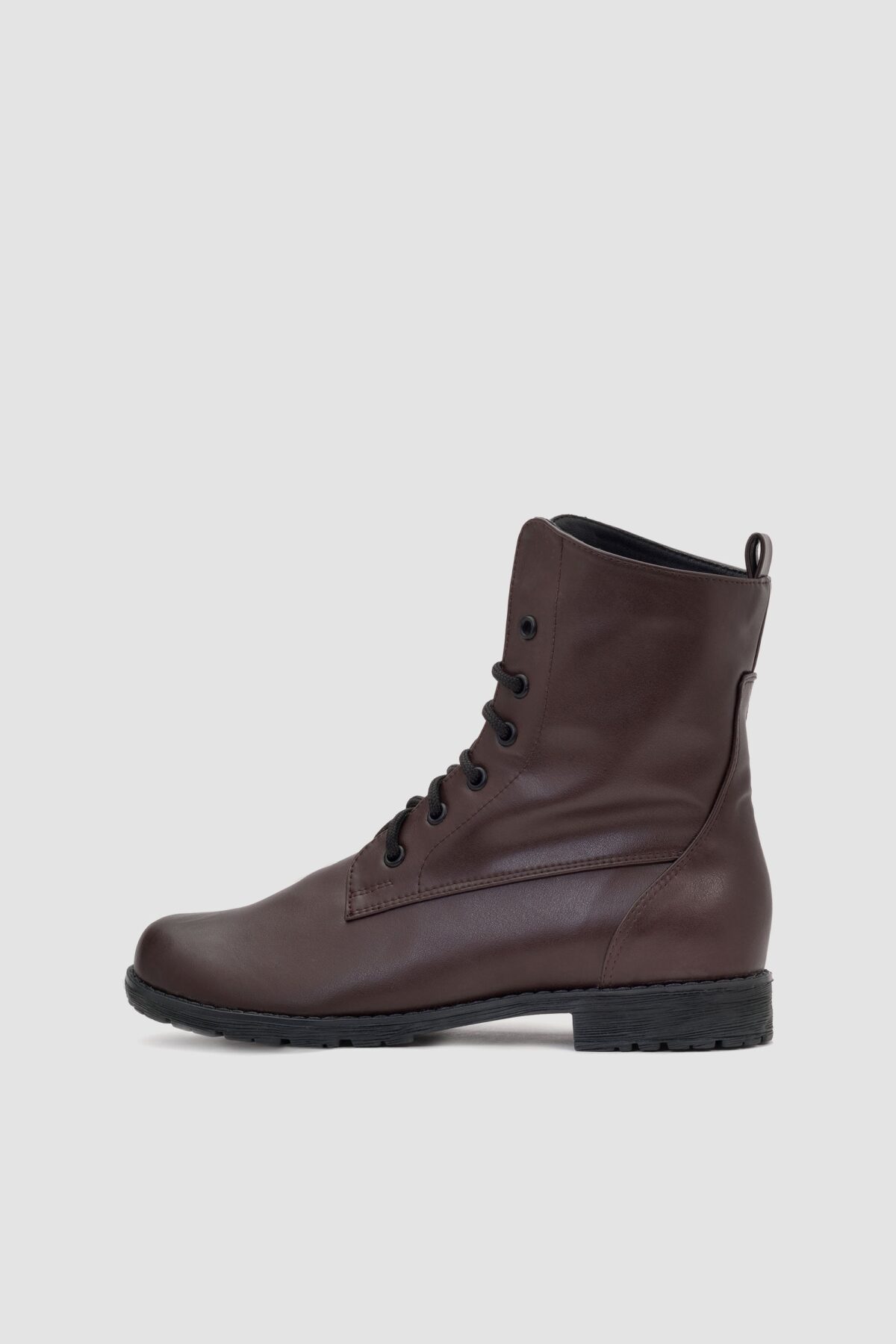 BOHEMA dames vegan Boots Workers No. 2 Chocolade Donkerbruin