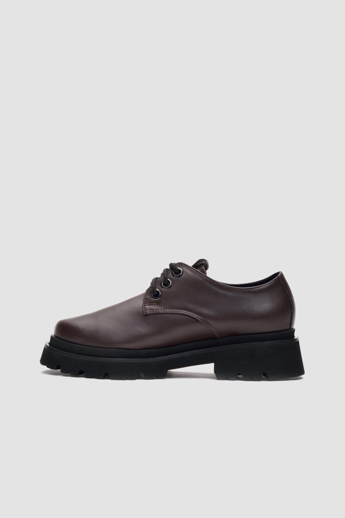 BOHEMA dames vegan Chunky Derbs No.2 Chocolade Donkerbruin