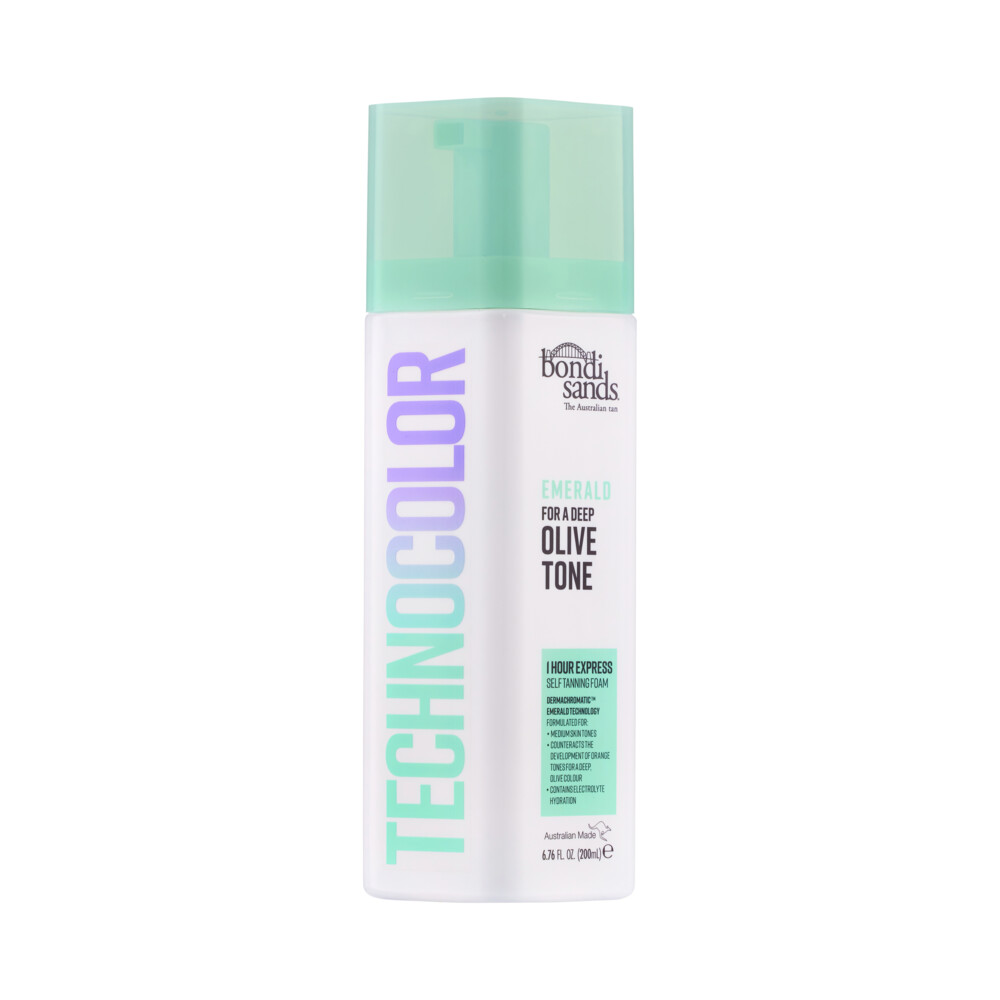 Bondi Sands Technocolor Self Tanning Foam 1 Hour Express Emerald 200 ml