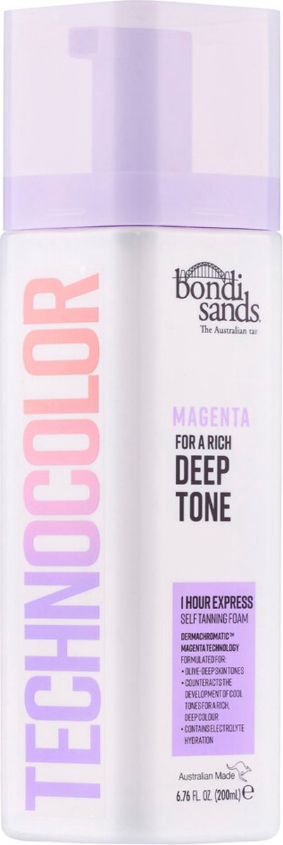 Bondi Sands Technocolor Self Tanning Foam 1 Hour Express Magenta - 200 ml