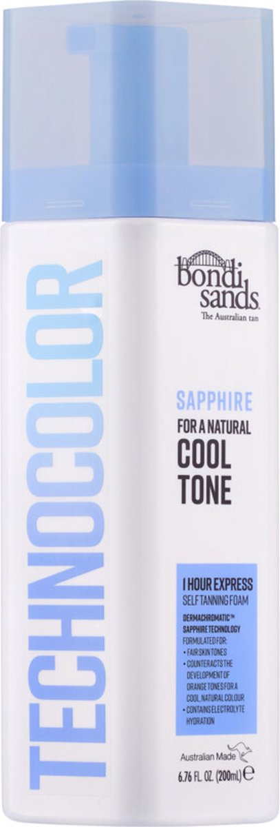 Bondi Sands Technocolor Self Tanning Foam 1 Hour Express Sapphire - 200 ml