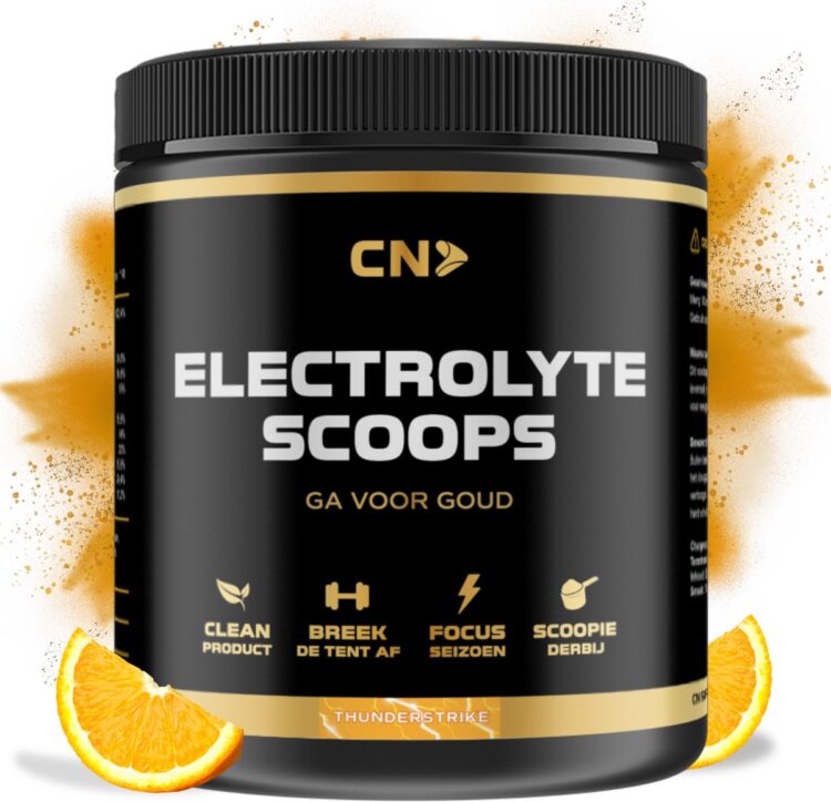 CN Supplements Electrolyte Scoops - Thunderstrike - Mineralen - After Workout - Hydratatie & Herstel Na Zweten - 300 gram - 60 Doseringen