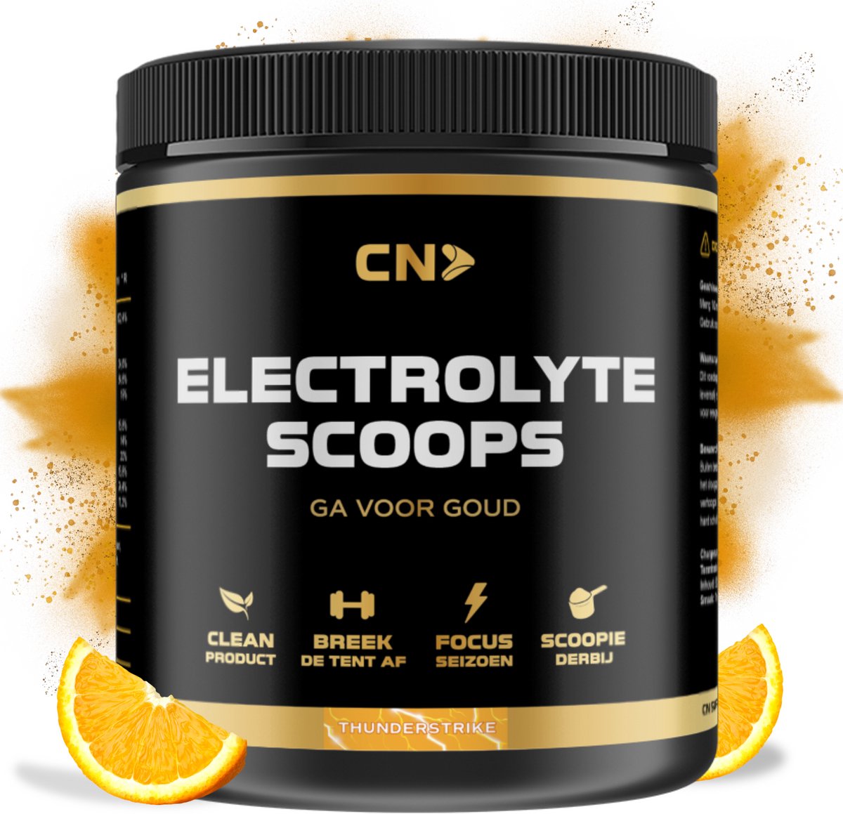 CN Supplements Electrolyte Scoops - Thunderstrike - Mineralen - After Workout - Hydratatie & Herstel Na Zweten - 300 gram - 60 Doseringen