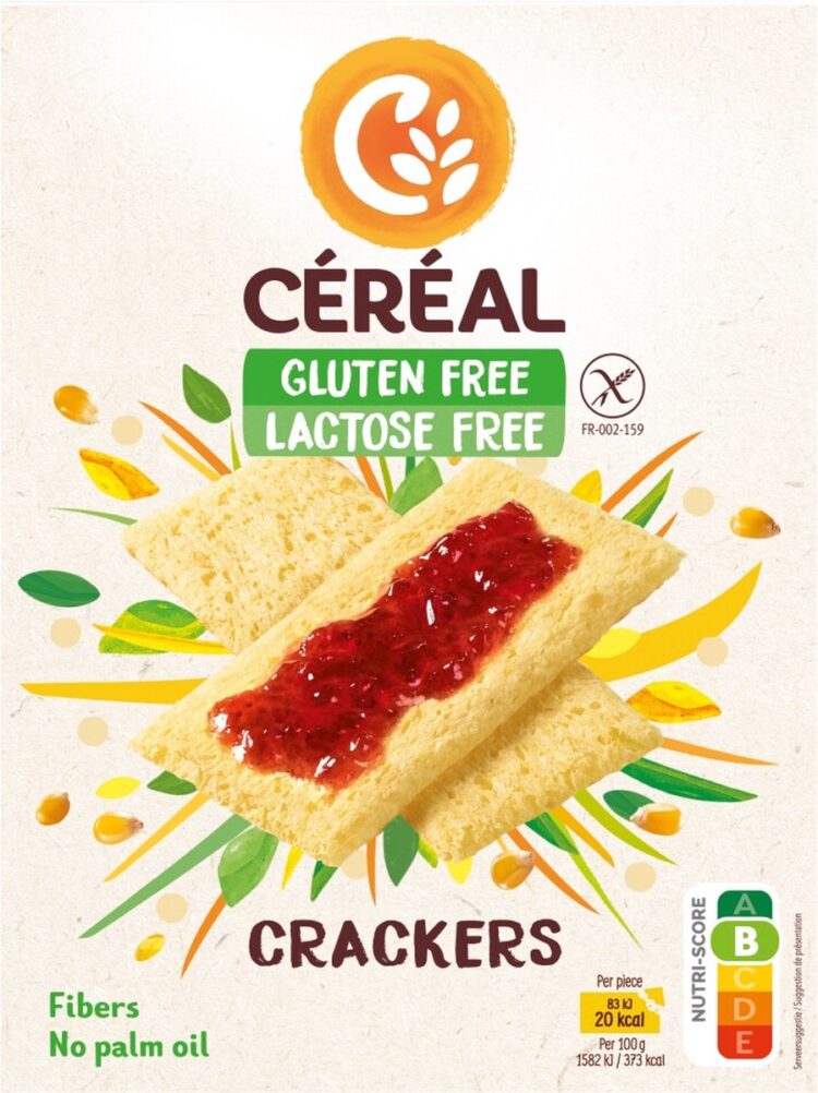 Cereal Crackers Glutenvrij & Lactosevrij - 1 x 250 gr