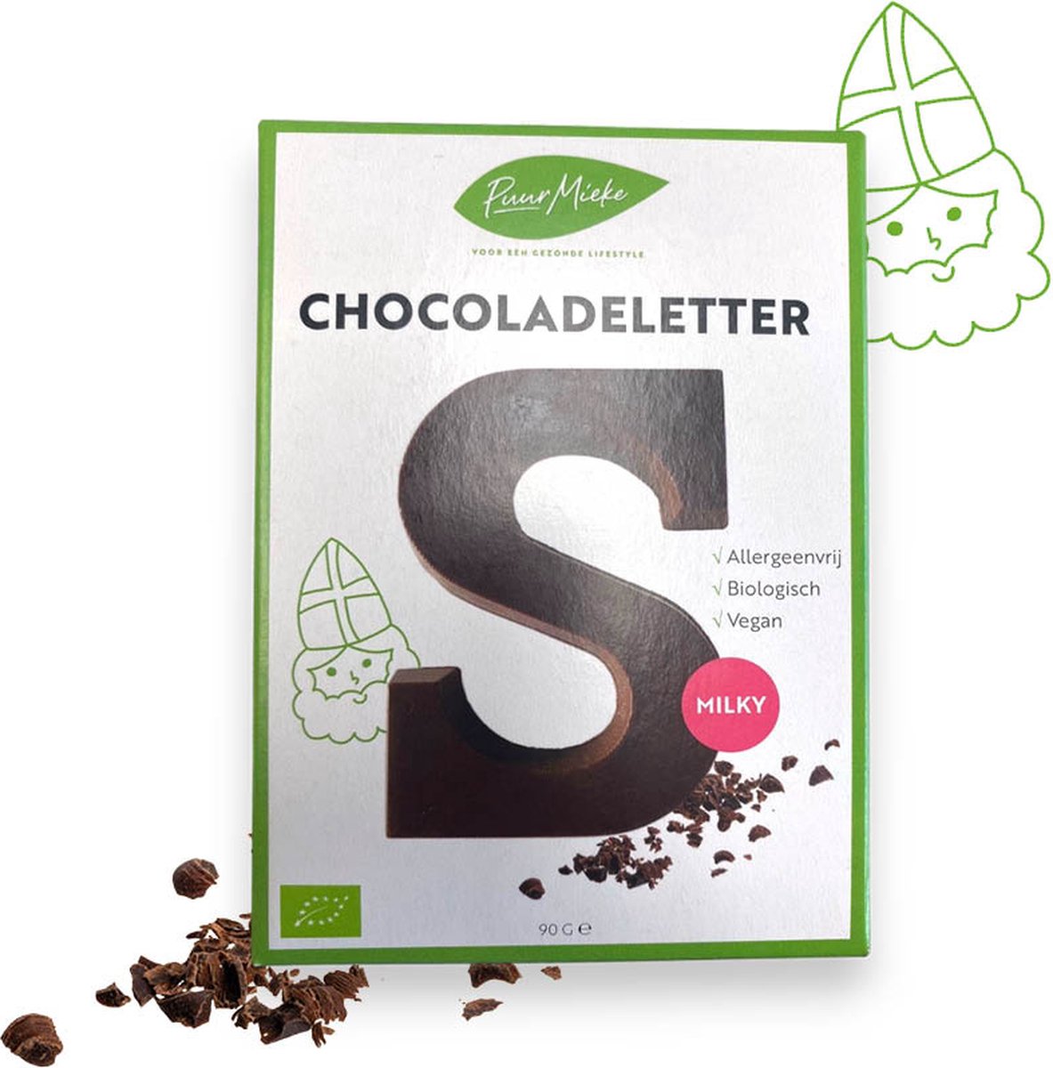 Chocoladeletter Milky - Allergeenvrij - 90g - BIO