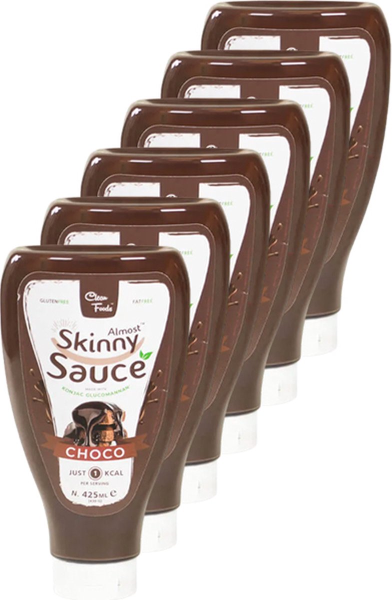 Clean Foods | SLIM Syrup | Chocolade | 6 stuks | 6 x 425ml