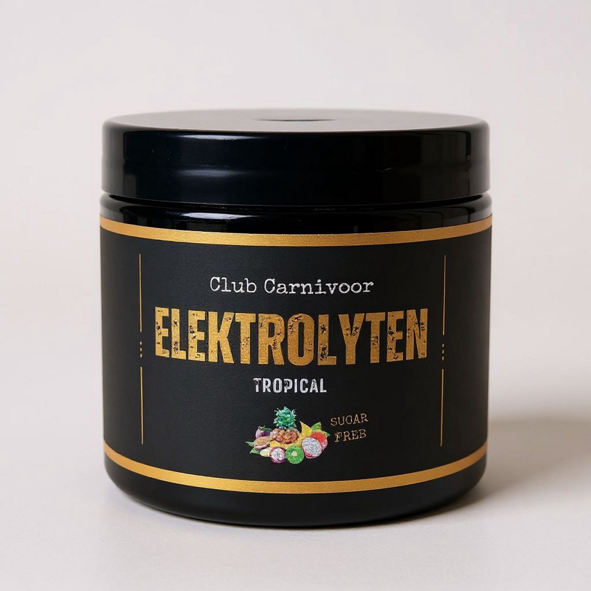 Club Carnivoor Elektrolyten Tropical - Suikervrij Elektrolytenpoeder - Voor Keto, Carnivoor en Vastendieet - 250g - Hydratatie en Energieondersteuning