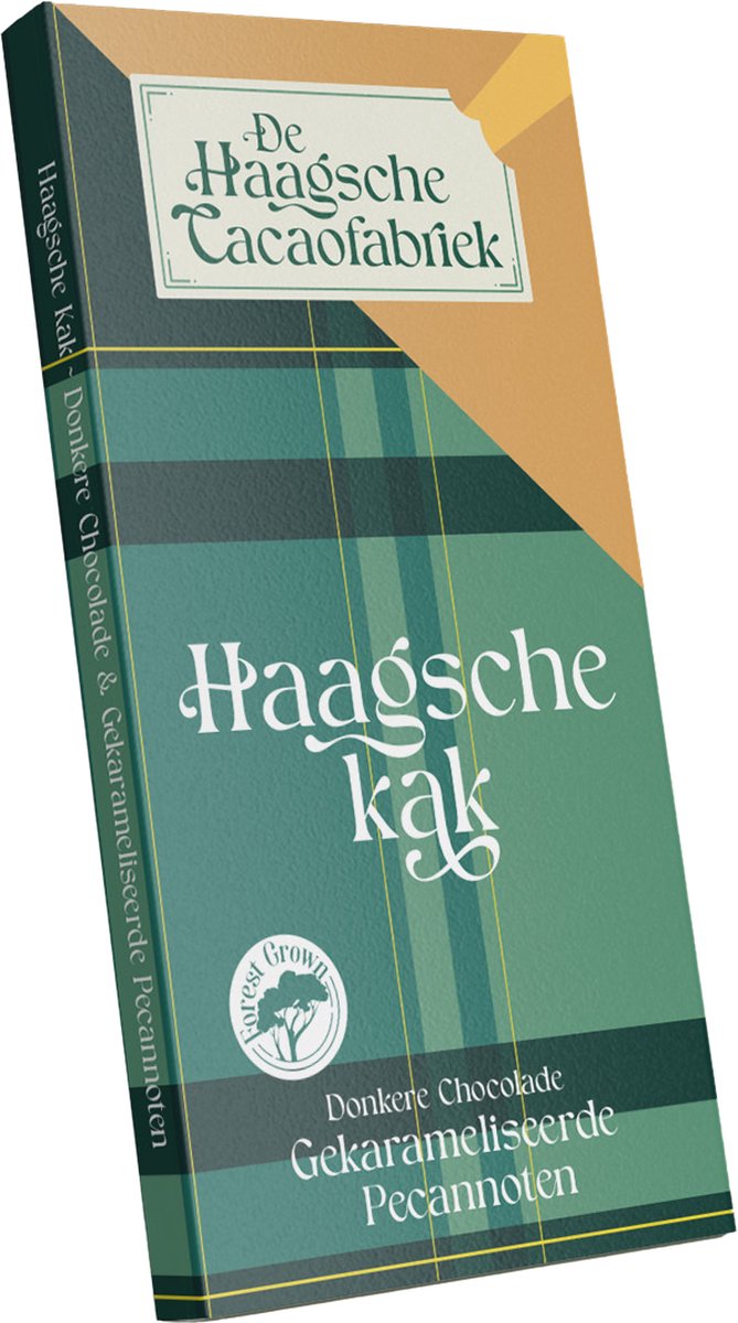 De Haagsche Cacaofabriek - Haagsche Kak (6-pack!) - 70% Pure Chocoladerepen - Vegan