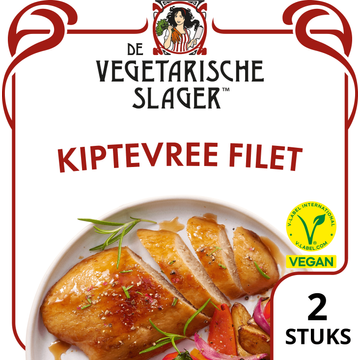 De Vegetarische Slager Kiptevree Filet Vegan 180 g bij Jumbo