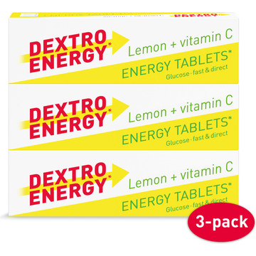 Dextro Energy Fast Direct Lemon + Vitamin C 3 x 47 g bij Jumbo