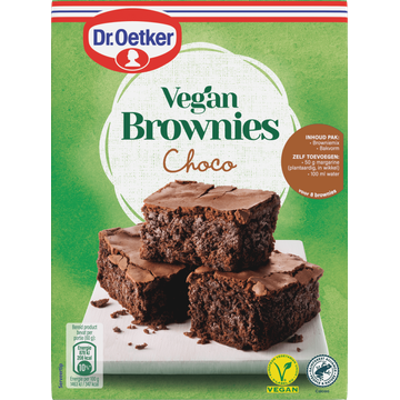 Dr. Oetker Vegan brownies choco bakmix 360 g bij Jumbo