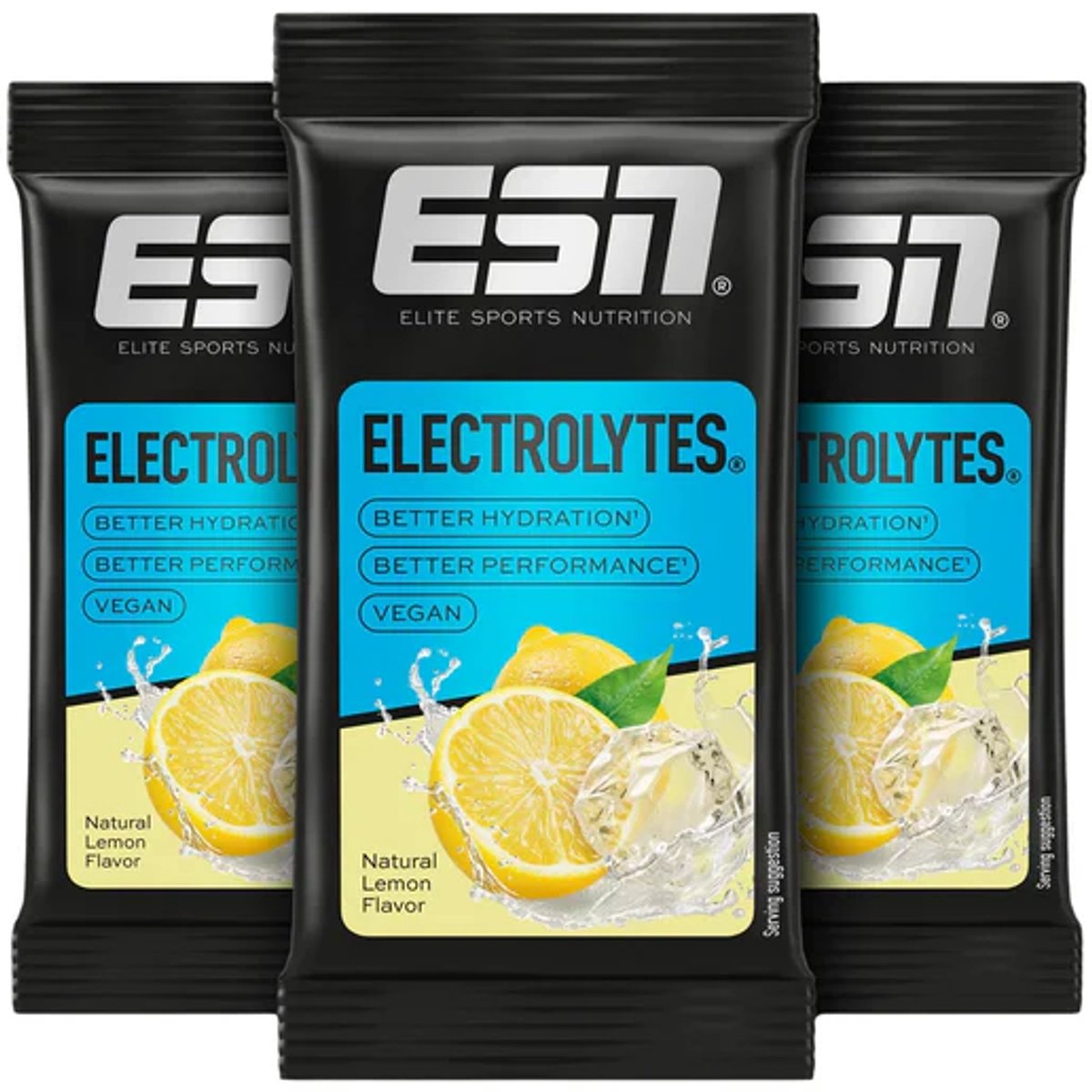 ESN Electrolytes - Smaak Red Apple - Koolhydraat-Elektrolyten Oplossing met Kalium, Natrium, Calcium & Magnesium - Verbeterde Hydratatie & Uithoudingsvermogen - 337,5g (15 Porties)