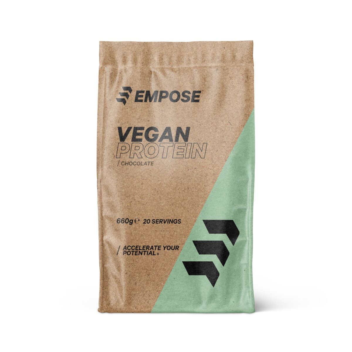 Empose Nutrition Vegan Protein - Chocolade - 660 gram - THT 10-10-2025
