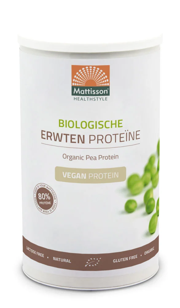 Erwten poeder vegan Biologische proteïne 350 gram