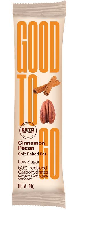 Good To Go Snack reep kaneel& pecan (Keto) 40 gram