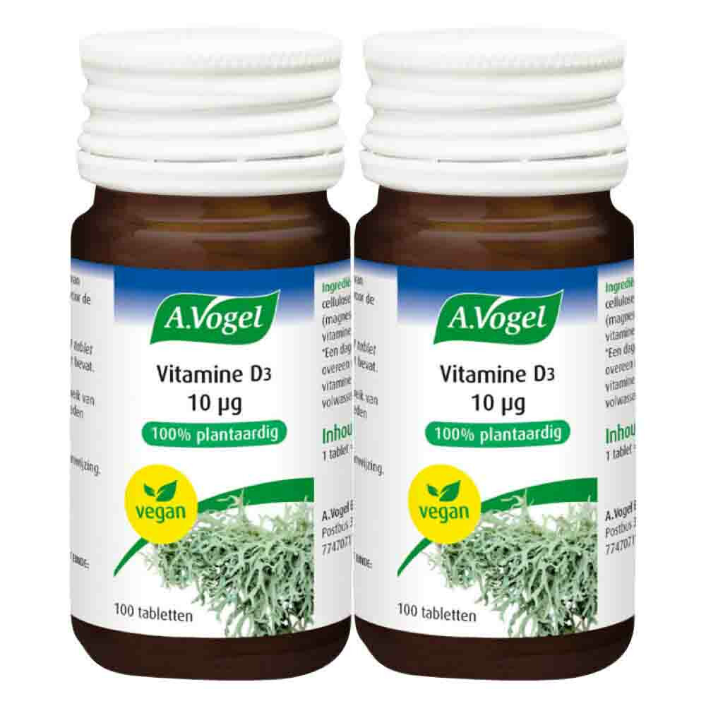 Gratis Verzending: 2x A.Vogel Vitamine D3 10 ug 100 tabletten