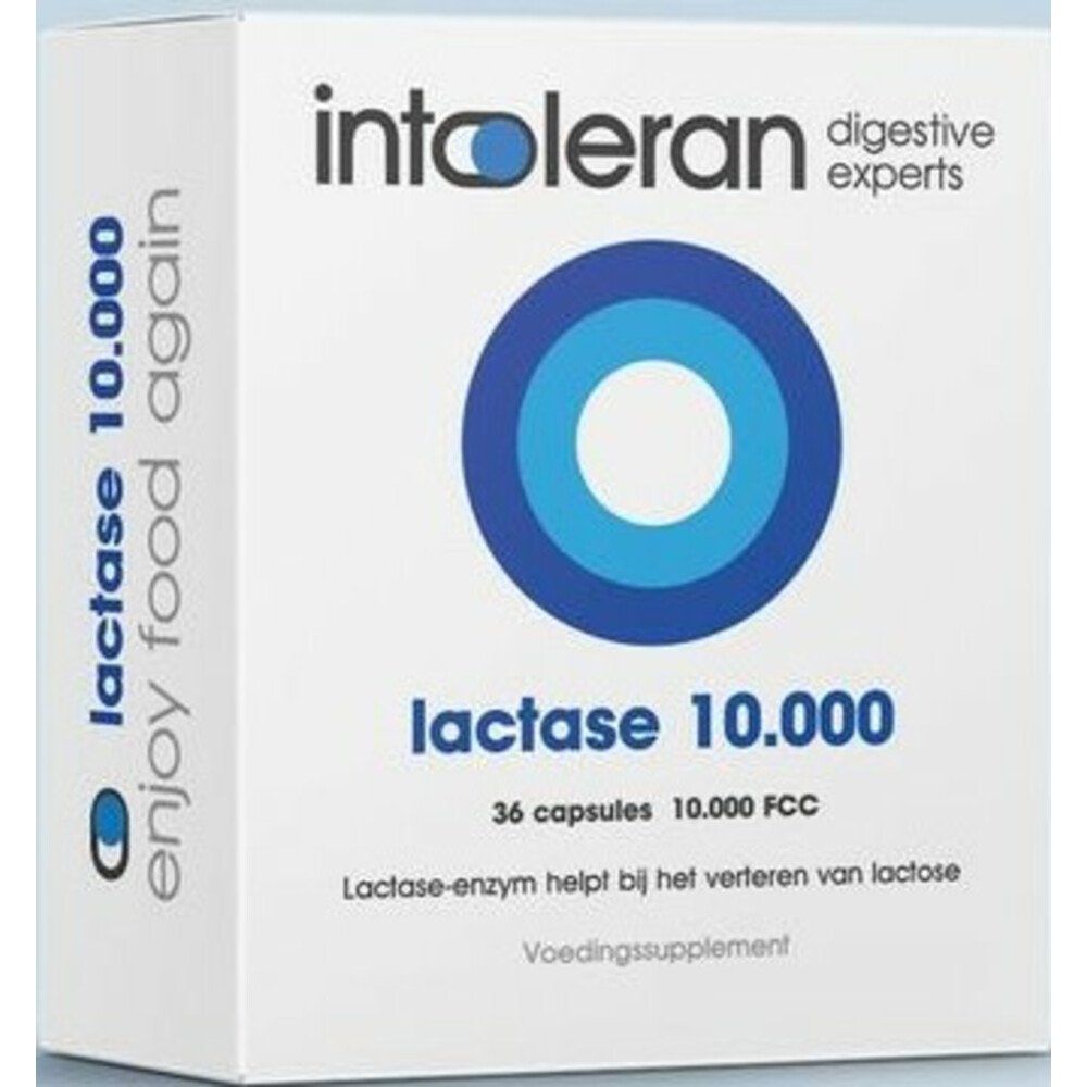 Gratis Verzending: 2x Intoleran Lactase 10.000 36 capsules