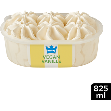 Hertog IJs IJssalon Vegan Vanille 825 ml bij Jumbo